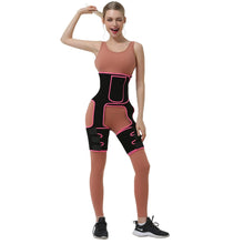 Load image into Gallery viewer, Hot-sale product sweat-sweat corset sports adjustable neoprene waist belt hip lift belt sweat-sweat plastic belt
