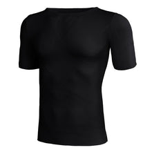 Load image into Gallery viewer, The new summer breathable tight-fitting seamless upgraded version of strong pressure belly mesh body shape vest men&#39;s shapewear
