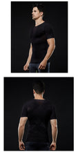 Load image into Gallery viewer, The new summer breathable tight-fitting seamless upgraded version of strong pressure belly mesh body shape vest men&#39;s shapewear
