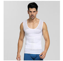 Load image into Gallery viewer, New men&#39;s light and thin body shaping clothing shaping waist, invisible corset and waistcoat
