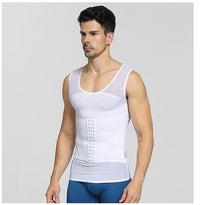 Load image into Gallery viewer, New men&#39;s light and thin body shaping clothing shaping waist, invisible corset and waistcoat
