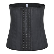 Load image into Gallery viewer, 25 steel bone corset rubber corset smooth latex corset corset female belly belt
