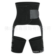 Load image into Gallery viewer, Hot-sale product sweat-sweat corset sports adjustable neoprene waist belt hip lift belt sweat-sweat plastic belt
