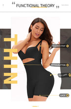 Load image into Gallery viewer, The new explosion increased the size of the side zipper buckle jumpsuit to collect belly hip body shaping body clothes
