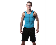 Load image into Gallery viewer, New extended version neoprene blasting sweat sports shapewear fitness speed wicking clothing men&#39;s corset
