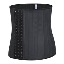 Load image into Gallery viewer, 25 steel bone corset rubber corset smooth latex corset corset female belly belt
