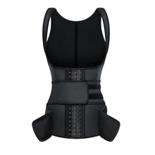 Load image into Gallery viewer, Double Reinforced Breast Support Latex Tunic Vest, Abdomen Belt Shapewear
