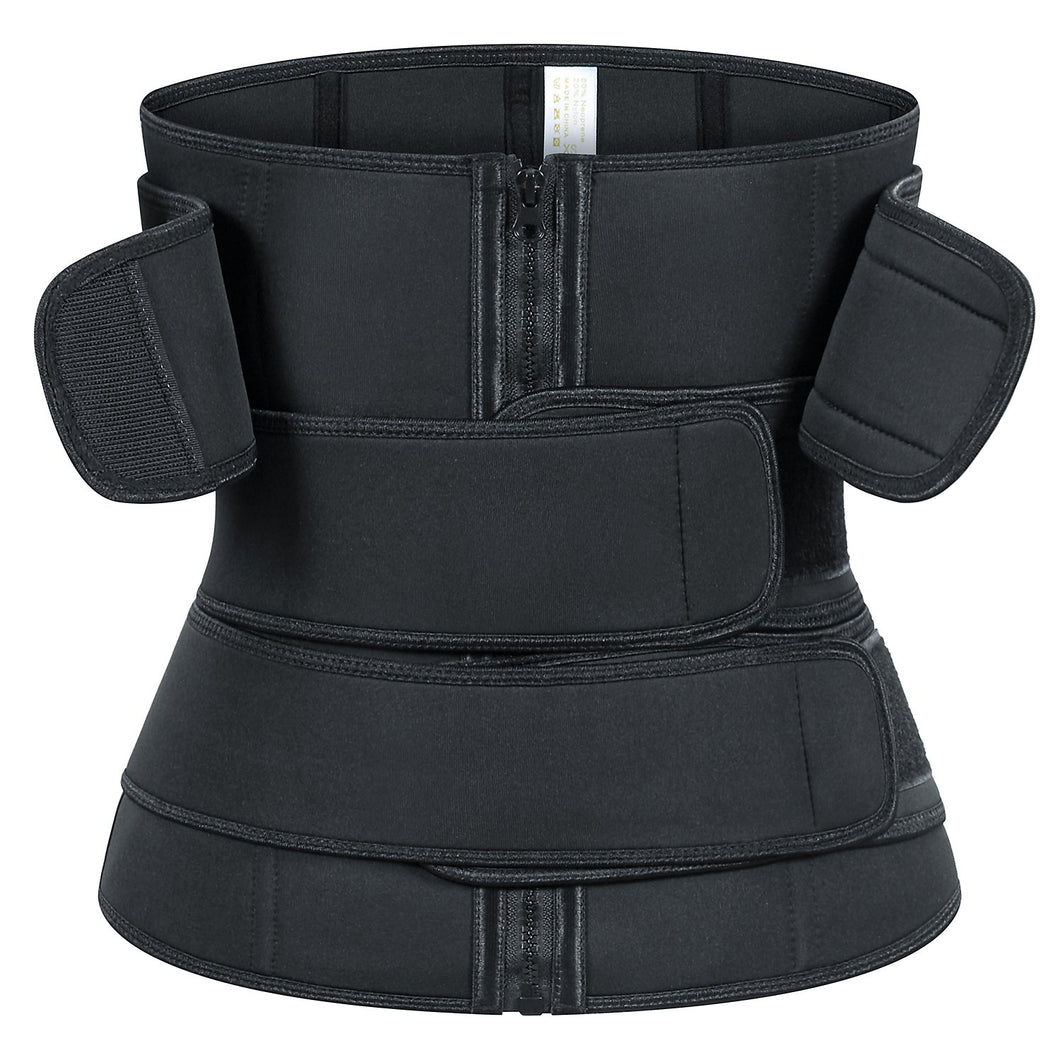 Three-in-one waist sculpting women's corset waist seal waist protection belt sports plastic belt sweat belt