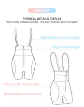 Load image into Gallery viewer, ButtLifter Plus Size Adjustable Suspenders, Hip Cushion, Thickening Butt Lift Pants
