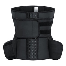 Load image into Gallery viewer, Sports training belt latex waist belt buckle reinforced rubber corset
