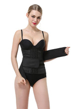 Load image into Gallery viewer, Sports training belt latex waist belt buckle reinforced rubber corset
