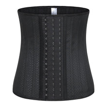 Load image into Gallery viewer, 30cm14 buckle 25 steel bone breathable rubber corset for abdomen sports waist belt upgraded version of the waistband
