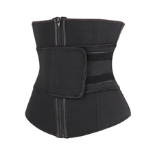 Load image into Gallery viewer, Sports double belt compression waist corset sweat wicking neoprene BODYSUIT
