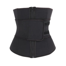 Load image into Gallery viewer, Sports double belt compression waist corset sweat wicking neoprene BODYSUIT
