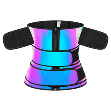 Load image into Gallery viewer, New triple reinforced belt rainbow style triple reinforced belt with body-shaping sweaty belt belt belly belt
