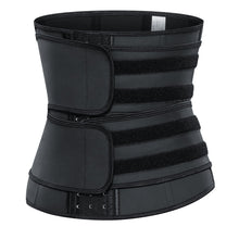 Load image into Gallery viewer, Sports training belt latex waist belt buckle reinforced rubber corset
