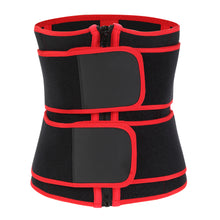 Load image into Gallery viewer, New double-reinforced belt can be disassembled, and the waist training device for women&#39;s sports plastic belts and sweaty plastic belts
