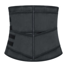 Load image into Gallery viewer, Sports training belt latex waist belt buckle reinforced rubber corset
