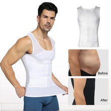 Load image into Gallery viewer, New men&#39;s light and thin body shaping clothing shaping waist, invisible corset and waistcoat
