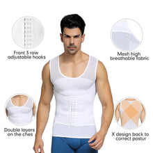 Load image into Gallery viewer, New men&#39;s light and thin body shaping clothing shaping waist, invisible corset and waistcoat
