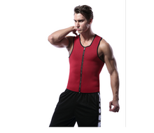 Load image into Gallery viewer, New extended version neoprene blasting sweat sports shapewear fitness speed wicking clothing men&#39;s corset
