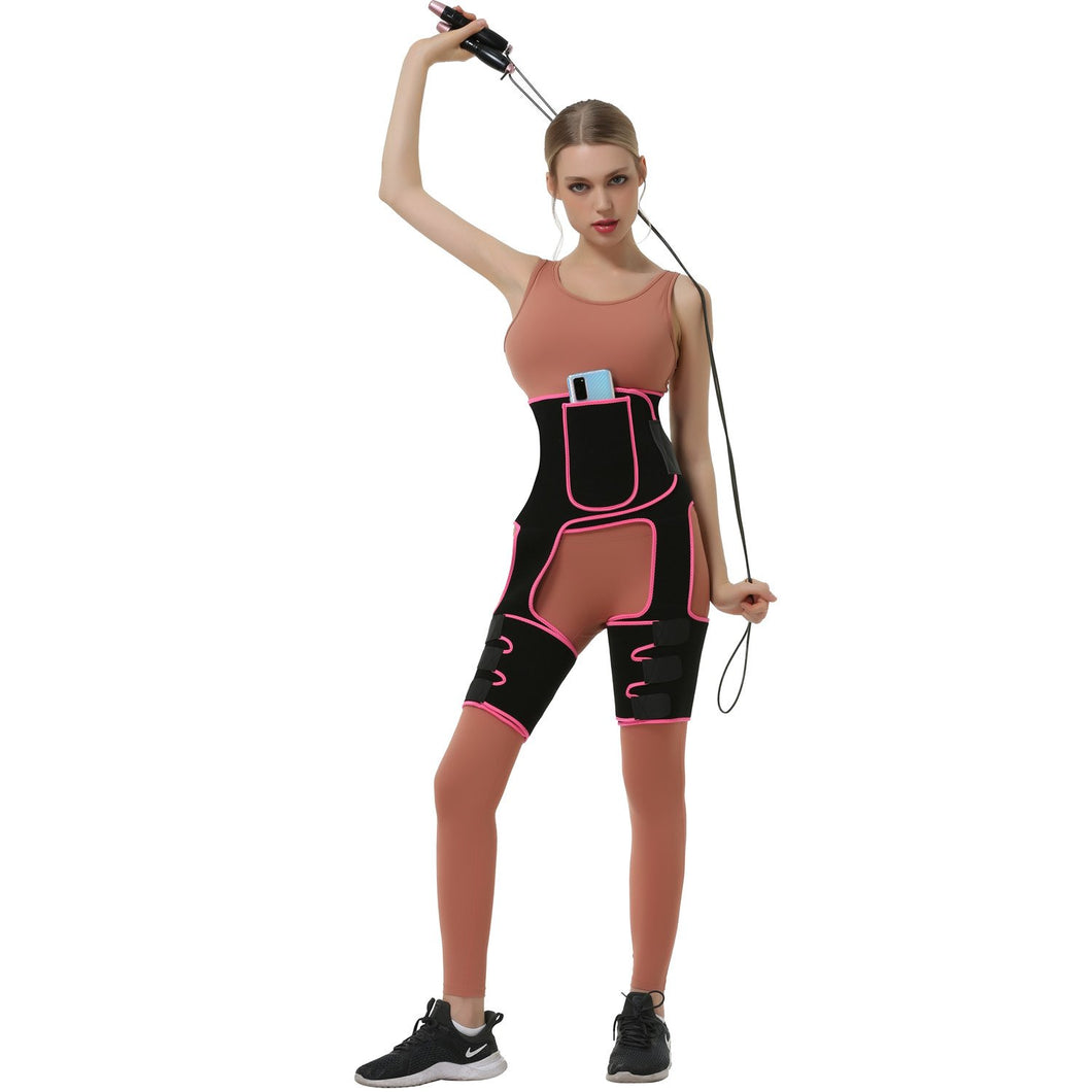 Hot-sale product sweat-sweat corset sports adjustable neoprene waist belt hip lift belt sweat-sweat plastic belt